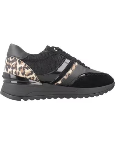 BASKETS GEOX D DESYA A SCAM NAPPA D3500A02285 C0513 NOIR NEGRO