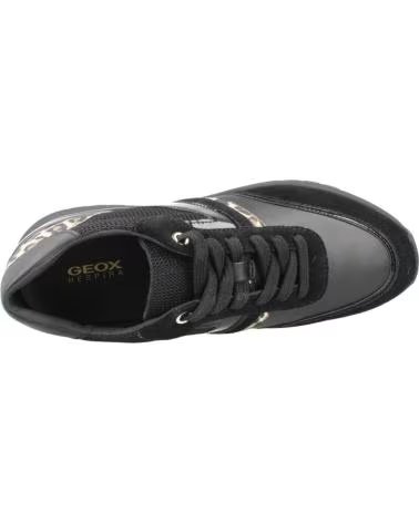 BASKETS GEOX D DESYA A SCAM NAPPA D3500A02285 C0513 NOIR NEGRO