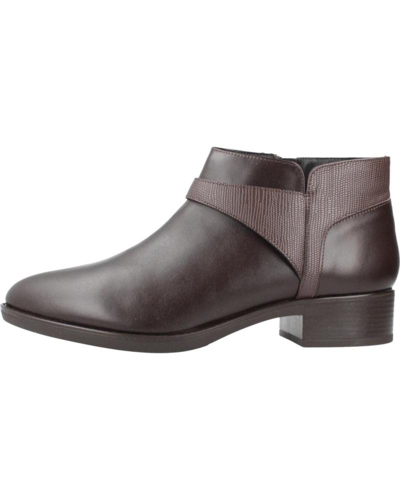 GEOX D FELICITY C6006 BROWN ANKLE BOOTS C6006