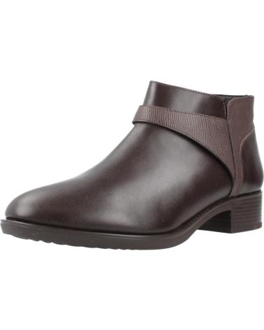 GEOX D FELICITY C6006 BROWN ANKLE BOOTS C6006
