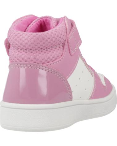 GEOX B ECLYPER C8241 - ROSA HIGH-TOP-SNEAKER FÜR KINDER MIT KLETTVERSCHLUSS C8241