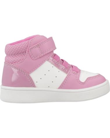 GEOX B ECLYPER C8241 - ROSA HIGH-TOP-SNEAKER FÜR KINDER MIT KLETTVERSCHLUSS C8241