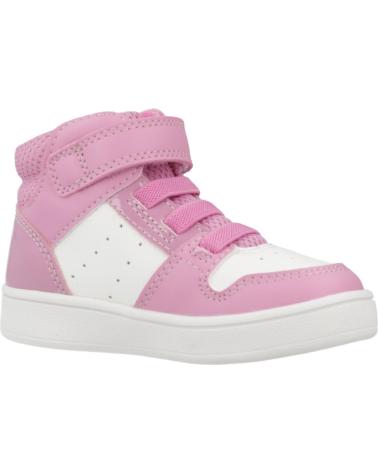 GEOX B ECLYPER C8241 - ROSA HIGH-TOP-SNEAKER FÜR KINDER MIT KLETTVERSCHLUSS C8241