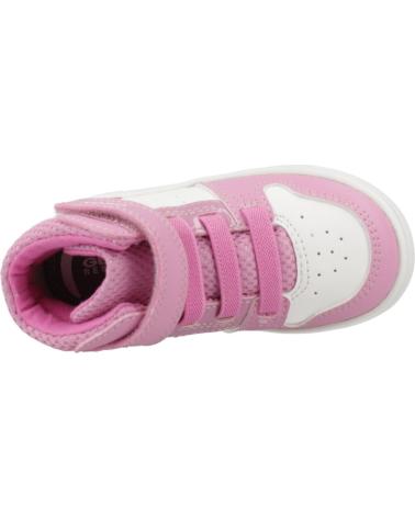GEOX B ECLYPER C8241 - ROSA HIGH-TOP-SNEAKER FÜR KINDER MIT KLETTVERSCHLUSS C8241