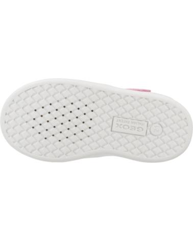 GEOX B ECLYPER C8241 - ROSA HIGH-TOP-SNEAKER FÜR KINDER MIT KLETTVERSCHLUSS C8241