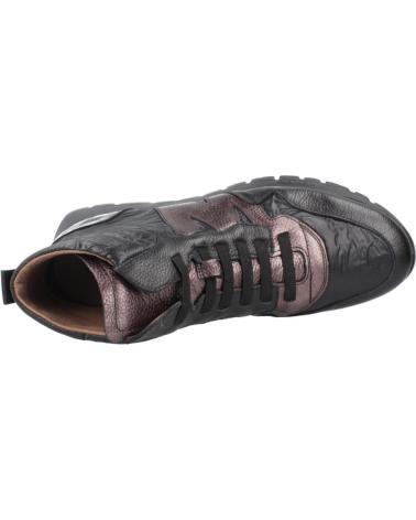 WONDERS ODISEI A-2493 BOTINES DEPORTIVOS NEGRO CON DETALLES PLOMO NGRPLM