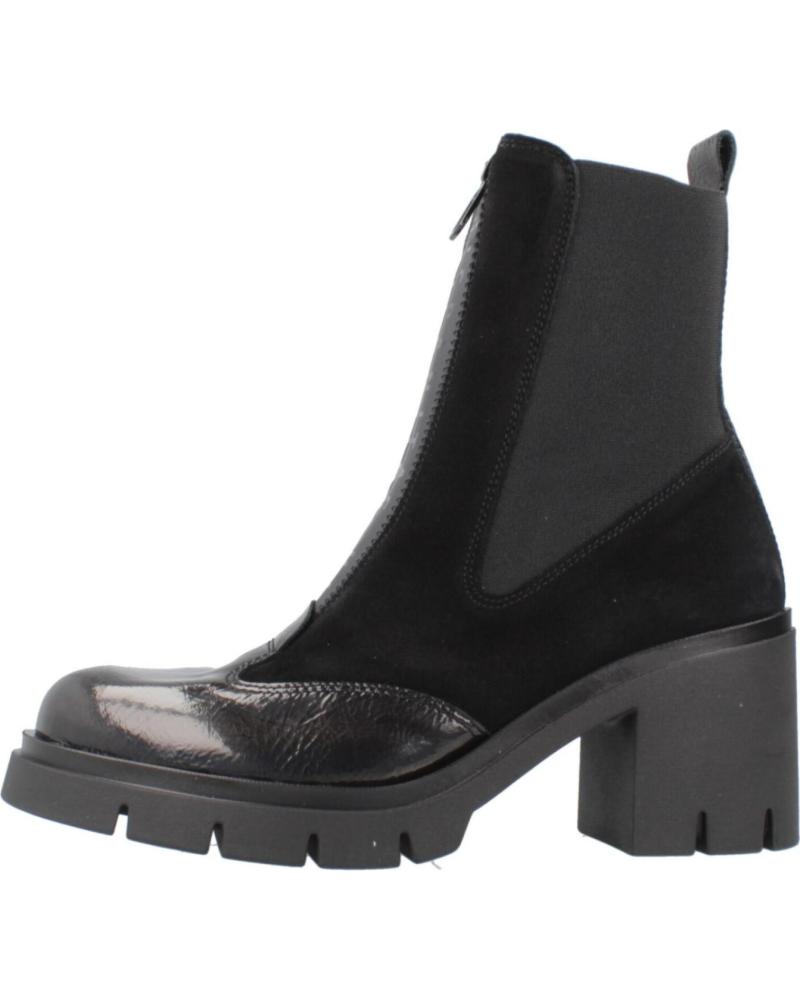 STIVALETTI HISPANITAS HI254280 ZURICH NERI CON PLATFORM E SUOLA TRACK BLACK