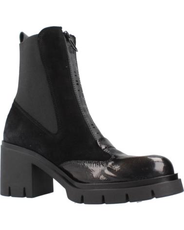 STIVALETTI HISPANITAS HI254280 ZURICH NERI CON PLATFORM E SUOLA TRACK BLACK