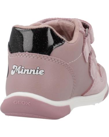 BASKETS GEOX B ZAPITO GIRL ROSE MINNIE MOUSE À SCRATCH C8A9B