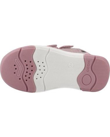 BASKETS GEOX B ZAPITO GIRL ROSE MINNIE MOUSE À SCRATCH C8A9B