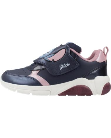 GEOX J FADINLIGHT C0694 BASKETS CASUAL BLEU C0694