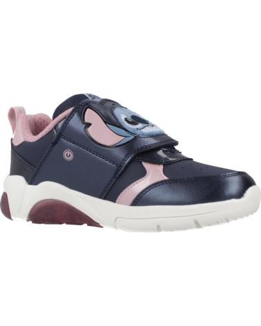 GEOX J FADINLIGHT C0694 BASKETS CASUAL BLEU C0694