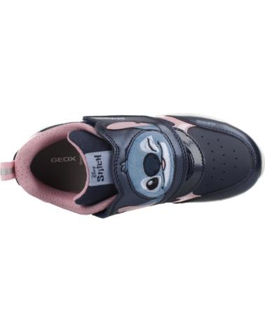 GEOX J FADINLIGHT C0694 BASKETS CASUAL BLEU C0694
