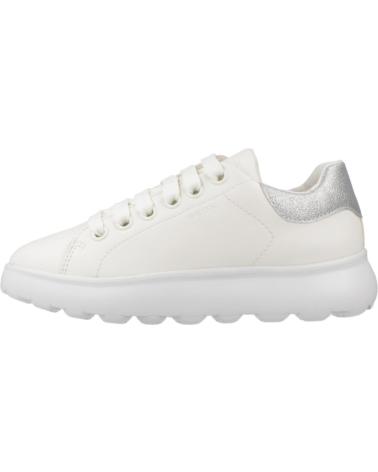 BASKETS GEOX PUFFYPOP J C0007 BLANCHES POUR FILLE C0007