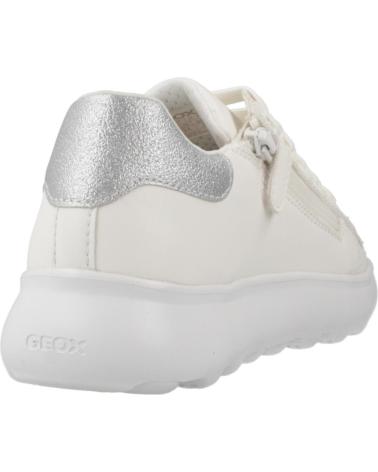 BASKETS GEOX PUFFYPOP J C0007 BLANCHES POUR FILLE C0007
