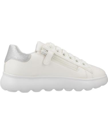 BASKETS GEOX PUFFYPOP J C0007 BLANCHES POUR FILLE C0007
