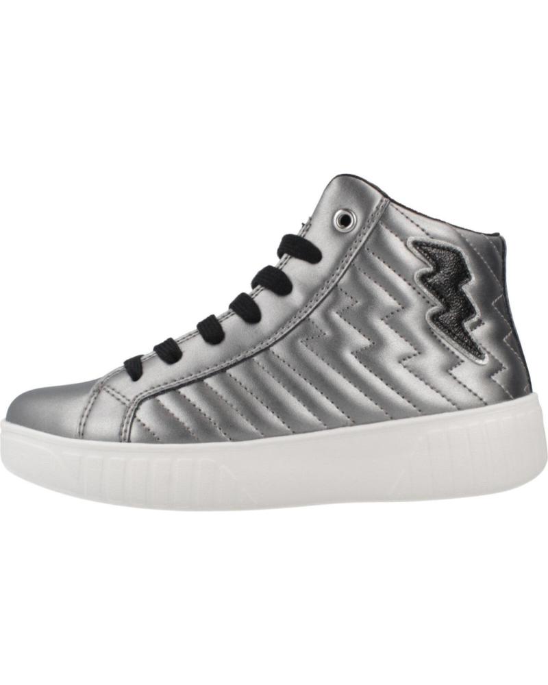 STIVALETTI GEOX MIKIROSHI J C1009 ARGENTO PER BAMBINA C1009