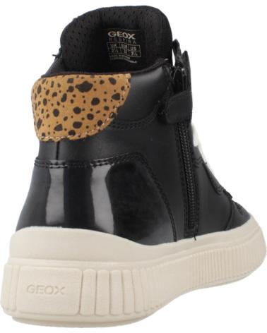 SNEAKERS GEOX LAQUINNY J C0531 NERE PER BAMBINA C0531