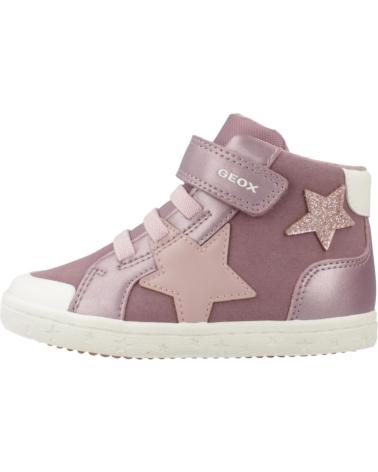 GEOX B GISLI C8006 - VIOLET HIGH-TOP BOOT WITH STAR DESIGN C8006