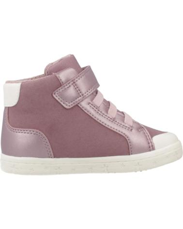 GEOX B GISLI C8006 - VIOLET HIGH-TOP BOOT WITH STAR DESIGN C8006