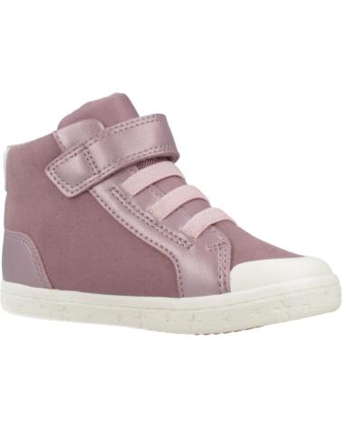 GEOX B GISLI C8006 - VIOLET HIGH-TOP BOOT WITH STAR DESIGN C8006
