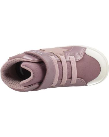GEOX B GISLI C8006 - VIOLET HIGH-TOP BOOT WITH STAR DESIGN C8006