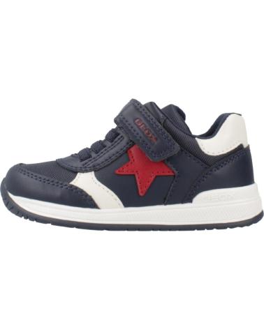 GEOX B RISHON C0735 - BLAUE CASUAL-SNEAKER MIT STERN C0735