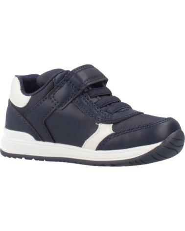 GEOX B RISHON C0735 - BLAUE CASUAL-SNEAKER MIT STERN C0735