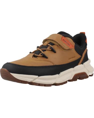 GEOX ZAPATILLAS NINO MODELO J FLEXYPER PLUS BOY COLOR MARRON C200 C2006