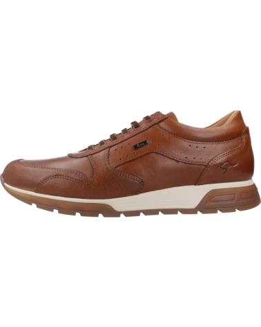 KANGAROOS K938 BROWN LEATHER SNEAKERS CUERO