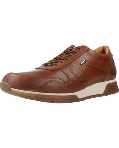 KANGAROOS K938 BROWN LEATHER SNEAKERS CUERO