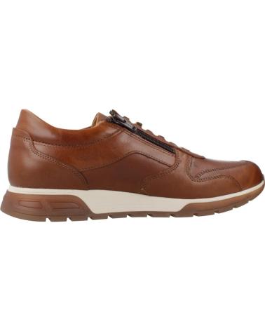 KANGAROOS K938 BROWN LEATHER SNEAKERS CUERO