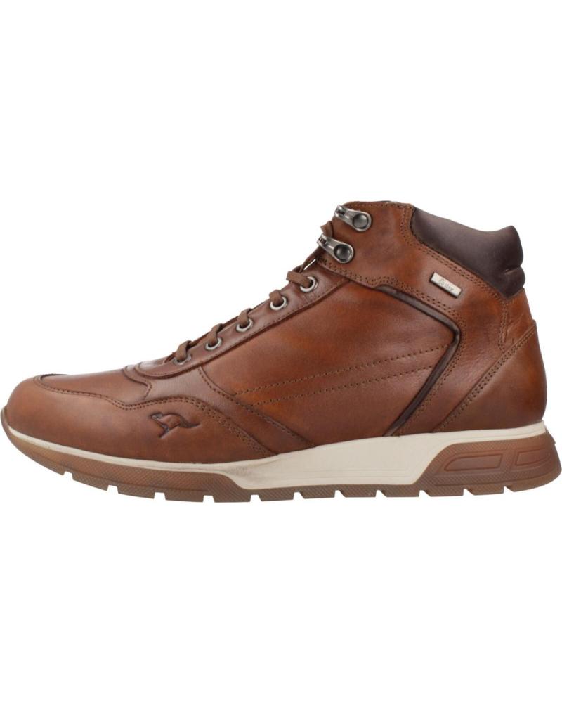 KANGAROOS K940 BROWN LEATHER BOOTS CUERO