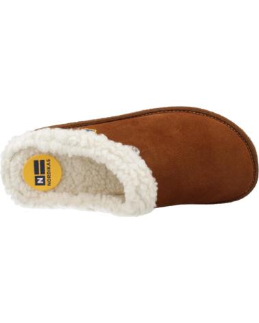 Home-NORDIKAS-ZAPATILLAS-HOGAR-MUJER-MODELO-2087-COLOR-MARRON-CUERO