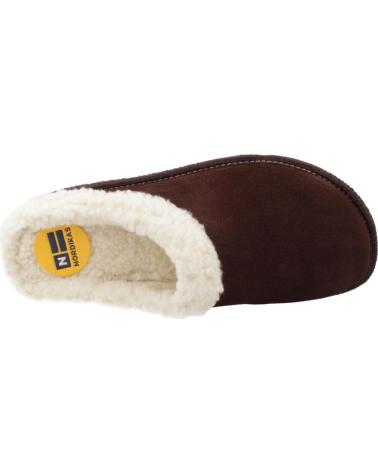 NORDIKAS MODEL 2087 MOCHA BROWN SLIPPERS MOKA