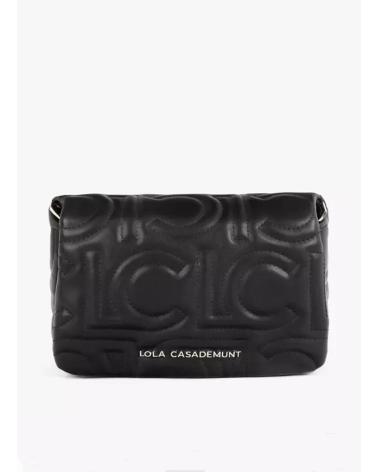 BOLSA A TIRACOLO LOLA CASADEMUNT LF2504026 PRETO ACOLCHOADO NEGRO