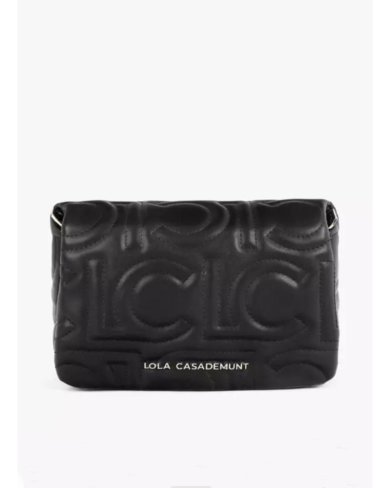 BOLSA A TIRACOLO LOLA CASADEMUNT LF2504026 PRETO ACOLCHOADO NEGRO