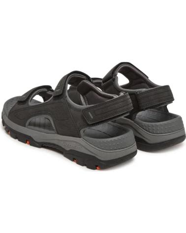 SKECHERS SANDALIA MEN GARO V25 NEGRO SHSNMV2505BD GRIS