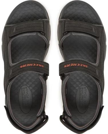 SKECHERS SANDALIA MEN GARO V25 NEGRO SHSNMV2505BD GRIS