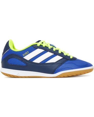 ADIDAS SUPER SALA III F25 ON JUNIOR - ZAPATILLAS FÚTBOL SALA AZUL LIMA FLÚOR AZUL