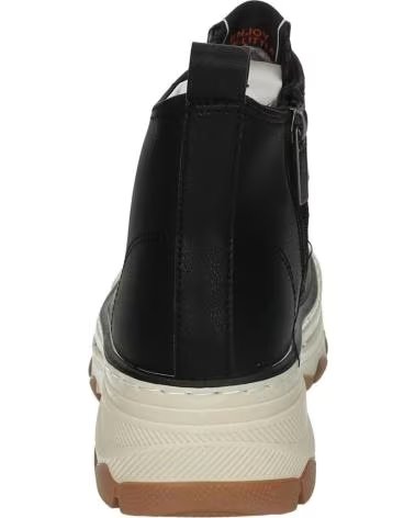 REFRESH HIGH-TOP SPORT BOOT WITH TRACK PLATFORM 172318 BLACK NEGRO