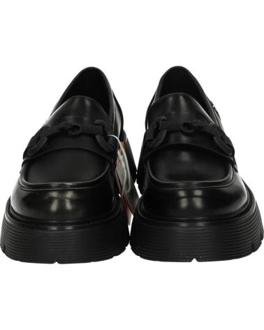 Home-REFRESH-REFRESH BLACK LOAFERS 172941 WITH TRACK SOLE-NEGRO