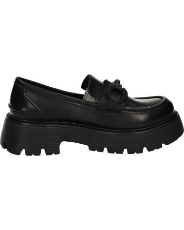 Home-REFRESH-REFRESH BLACK LOAFERS 172941 WITH TRACK SOLE-NEGRO