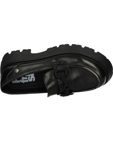 Home-REFRESH-REFRESH BLACK LOAFERS 172941 WITH TRACK SOLE-NEGRO