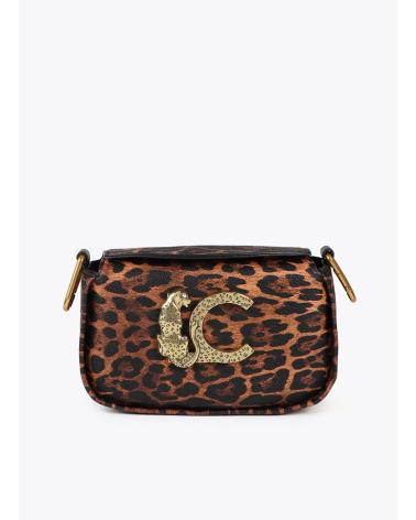 SAC BANDOULIÈRE LOLA CASADEMUNT LF2504041 MARRON IMPRIMÉ ANIMAL MARRON