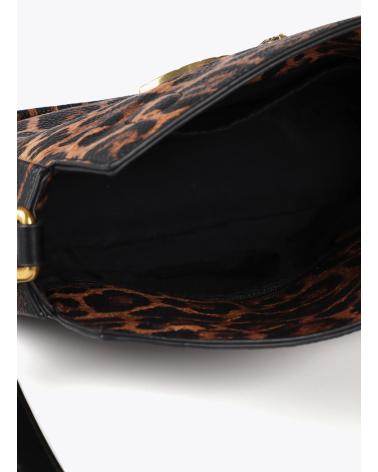 SAC BANDOULIÈRE LOLA CASADEMUNT LF2504041 MARRON IMPRIMÉ ANIMAL MARRON