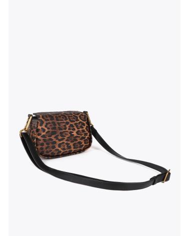 SAC BANDOULIÈRE LOLA CASADEMUNT LF2504041 MARRON IMPRIMÉ ANIMAL MARRON