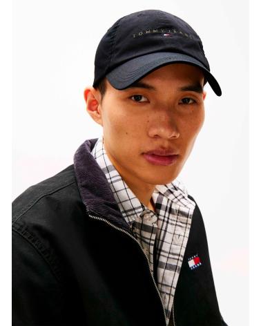 BONÉ TOMMY HILFIGER TJM LINEAR LOGO PRETO NEGRO