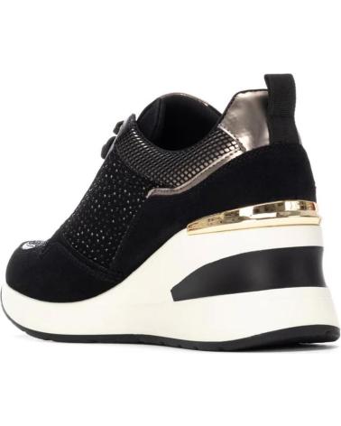 XTI 144377 S - SNEAKERS NERE CON ZEPPA E CERNIERA NEGRO