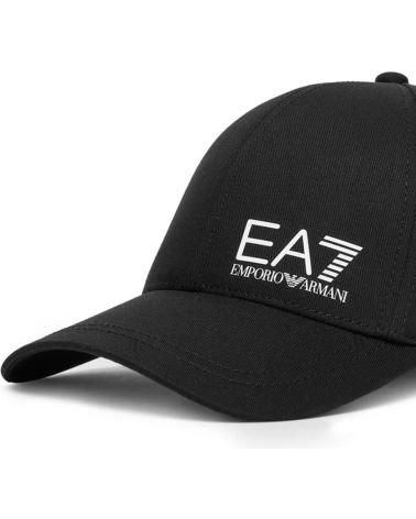 BONÉ DE BEISEBOL EA7 EMPORIO ARMANI 7X000005 PRETO NEGRO
